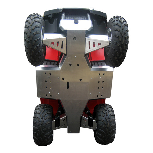 Alumiiniumist põhjakaitsme täiskomplekt: Polaris Sportsman 400 / 450 / 500 (-2010)